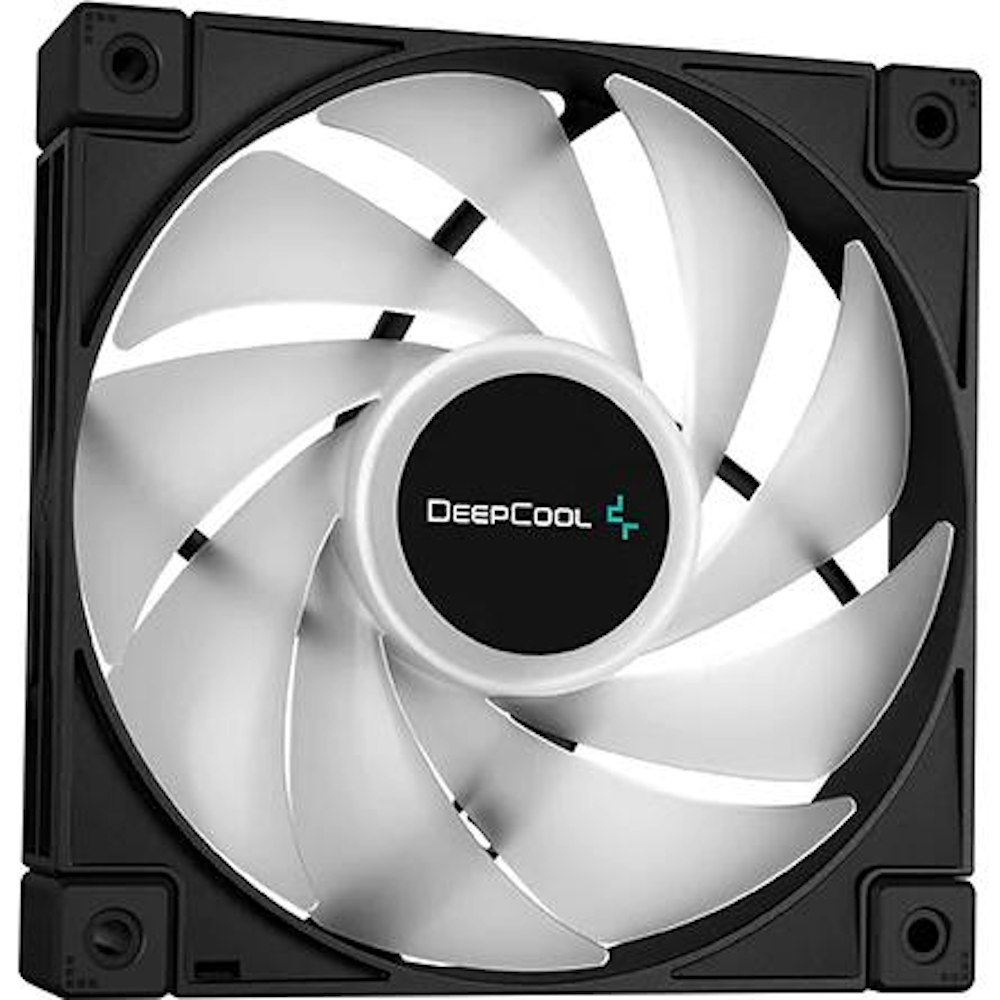 A large main feature product image of DeepCool LS720 ARGB 360mm AIO CPU Cooler - Black