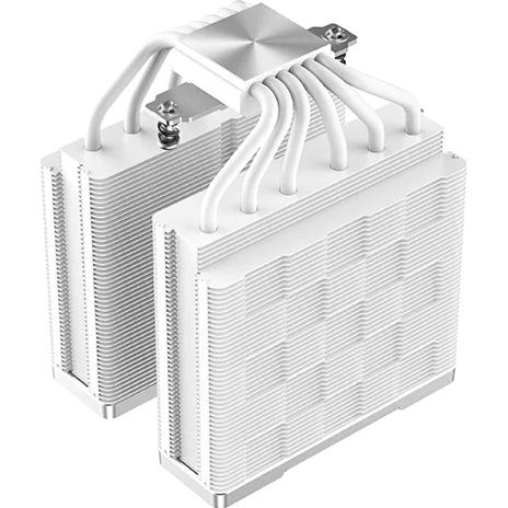 A large main feature product image of DeepCool AK620 CPU Air Cooler (White)