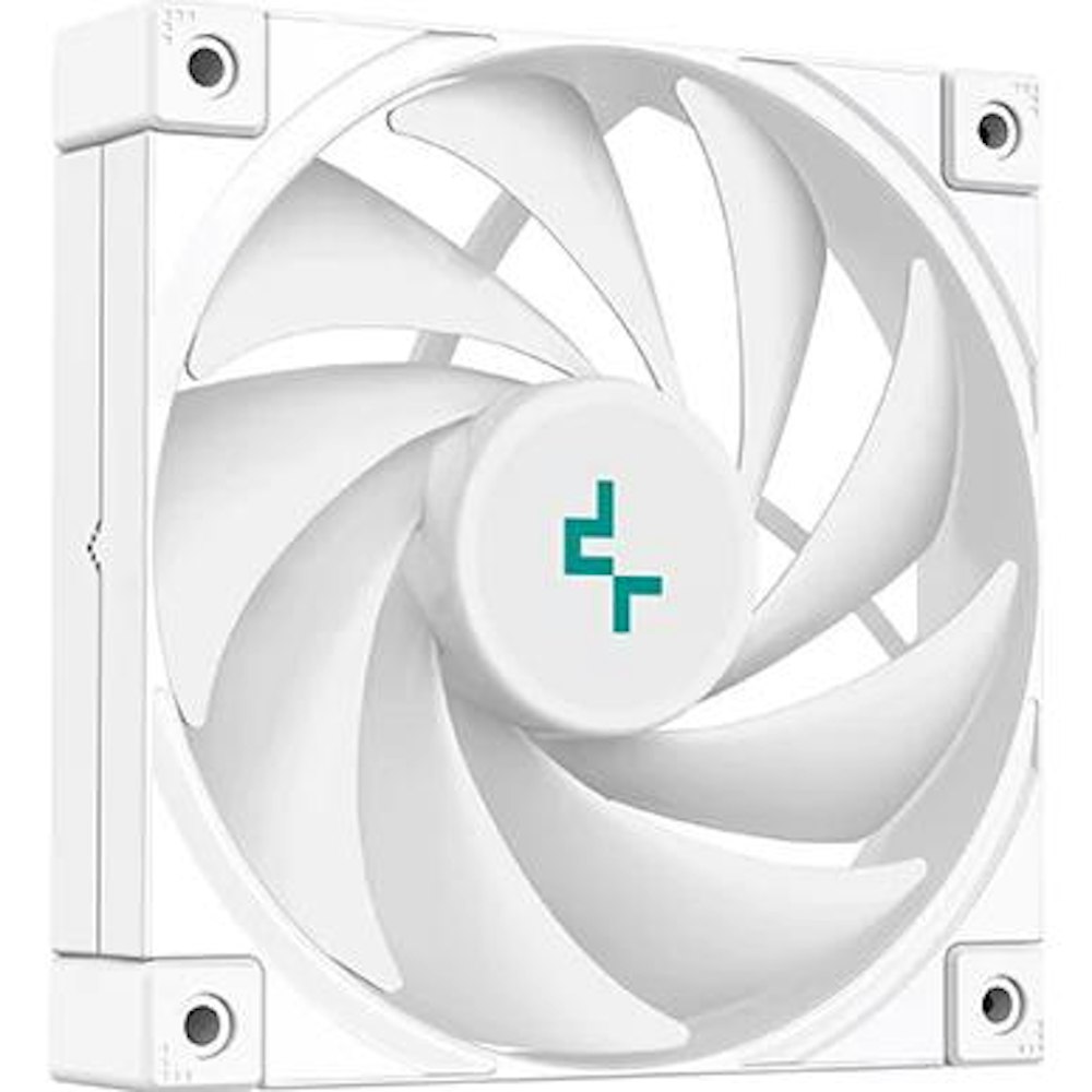 A large main feature product image of DeepCool AK620 White CPU Air Cooler
