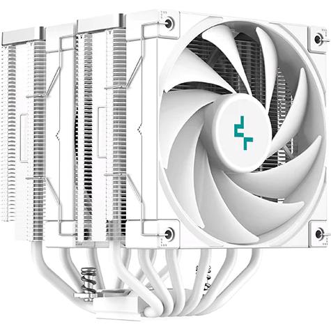 A large main feature product image of DeepCool AK620 CPU Air Cooler (White)