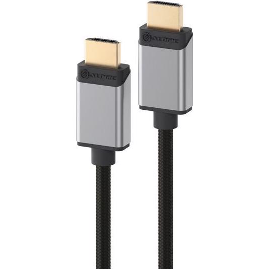 A large main feature product image of ALOGIC Super Ultra 8K HDMI to HDMI 2.1 Cable – Space Grey - 3m