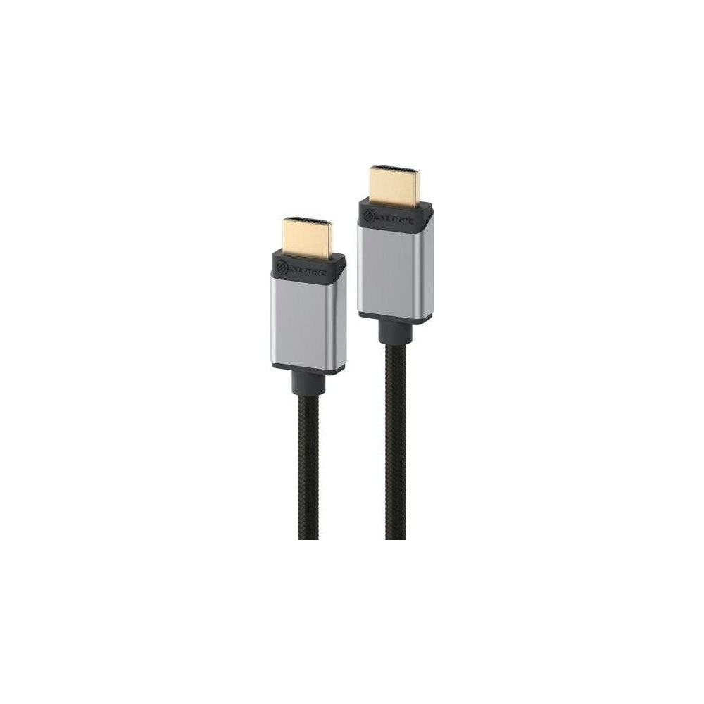 A large main feature product image of ALOGIC Super Ultra 8K HDMI to HDMI 2.1 Cable – Space Grey - 2m