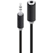 A product image of ALOGIC 3.5mm M-F Stereo Plug 1m Extension Cable