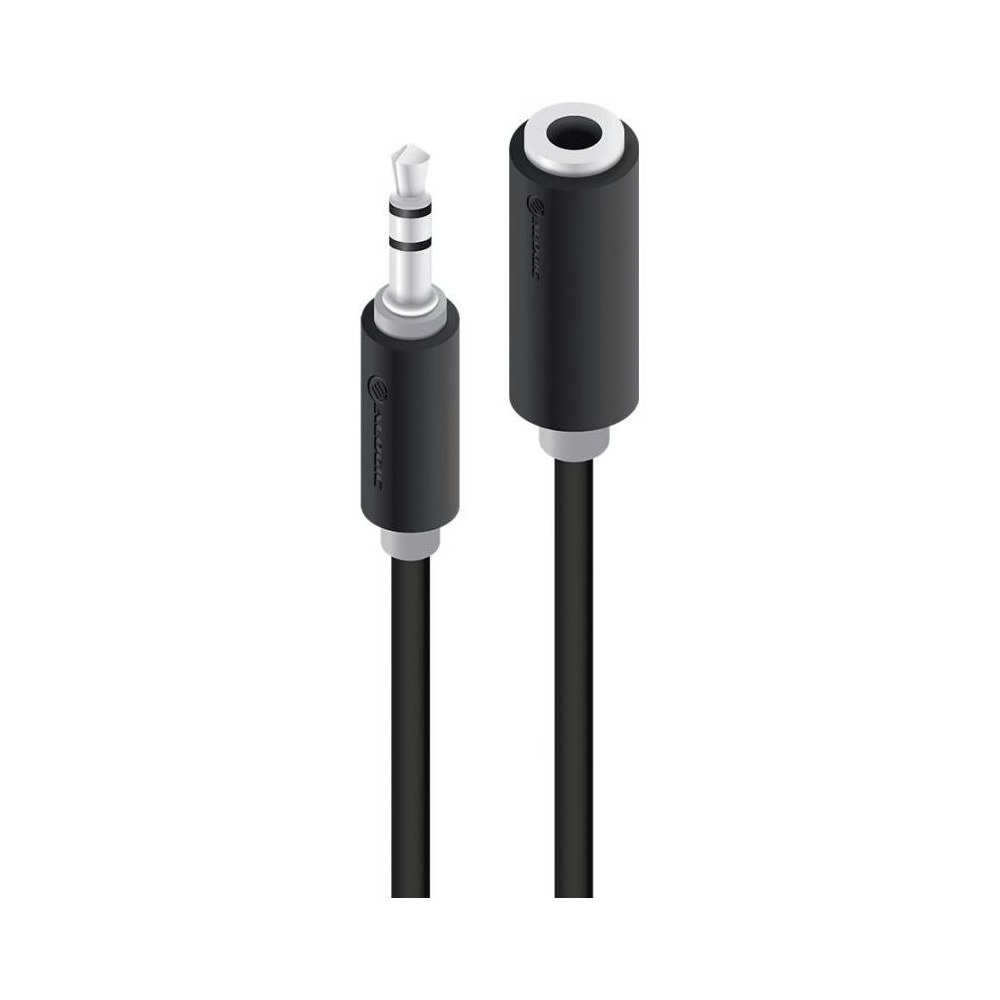A large main feature product image of ALOGIC 3.5mm M-F Stereo Plug 1m Extension Cable
