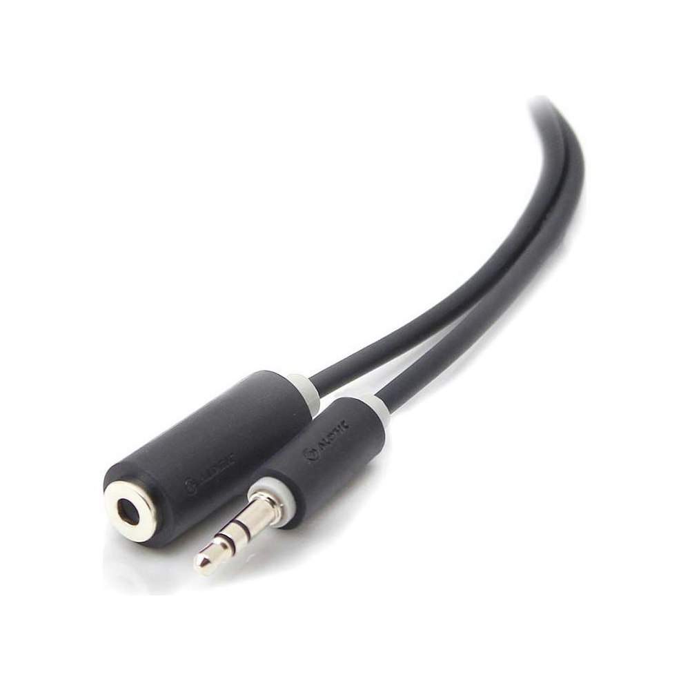 A large main feature product image of ALOGIC 3.5mm M-F Stereo Plug 1m Extension Cable
