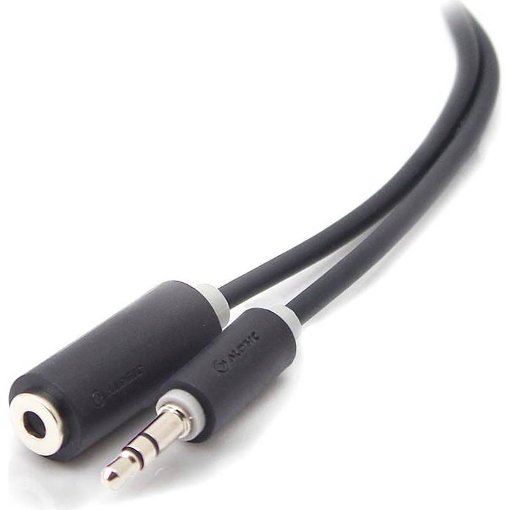 A large main feature product image of ALOGIC 3.5mm M-F Stereo Plug 5m Extension Cable
