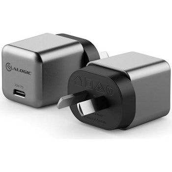 Product image of ALOGIC Rapid Power 30W Miniature Wall Charger – USB-C - Click for product page of ALOGIC Rapid Power 30W Miniature Wall Charger – USB-C