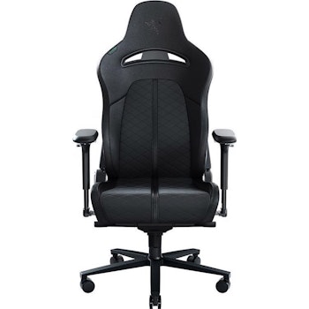 Product image of Razer Enki Gaming Chair w/ Lumbar Support - Black - Click for product page of Razer Enki Gaming Chair w/ Lumbar Support - Black