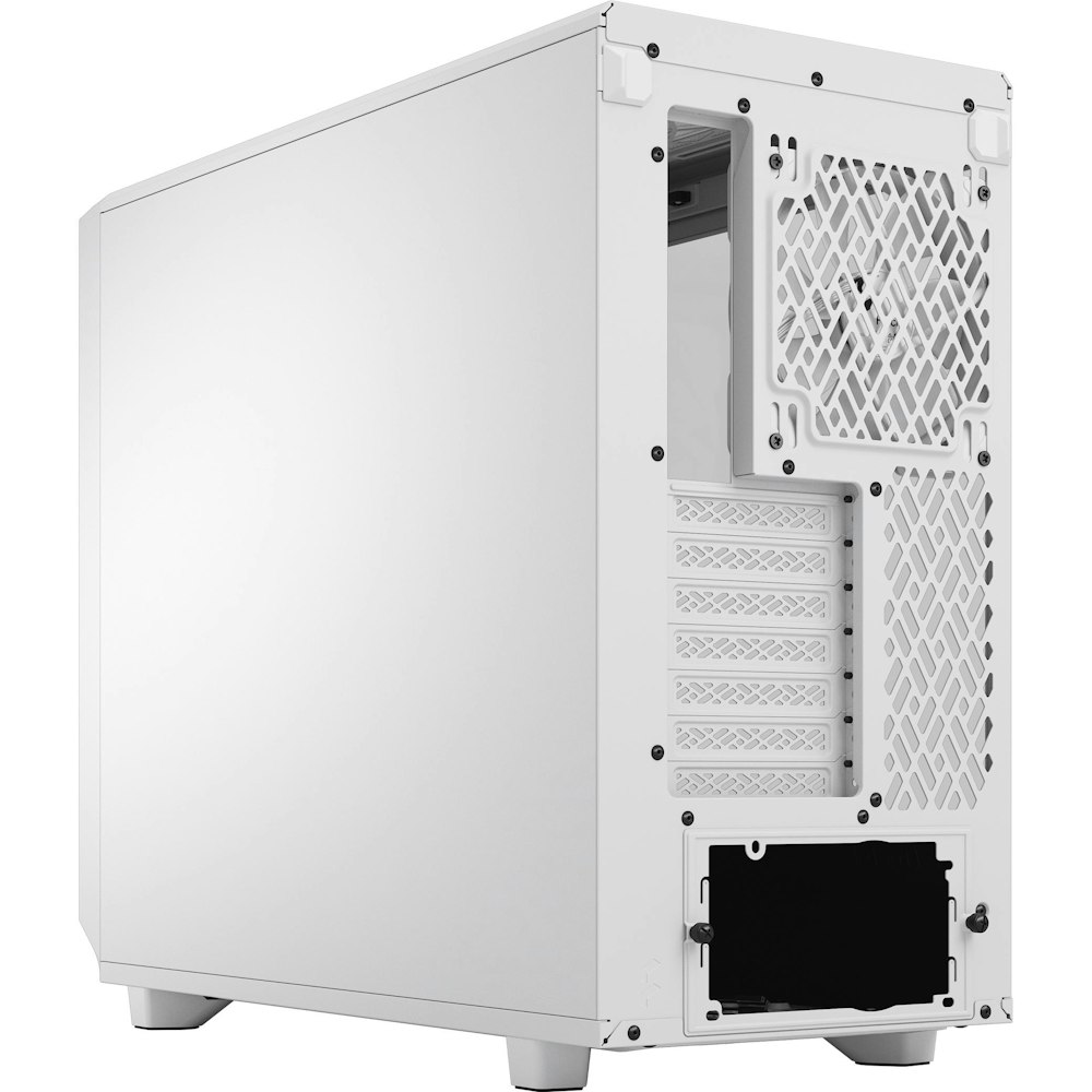 A large main feature product image of Fractal Design Meshify 2 Lite TG Clear Tint Mid Tower Case - White