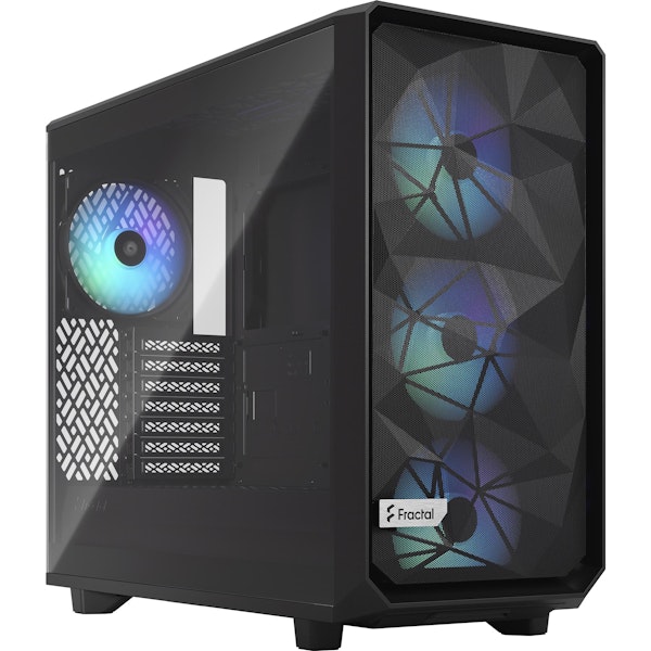 Fractal Design Meshify 2 RGB TG Light Tint Mid Tower Case - Black | PLE ...