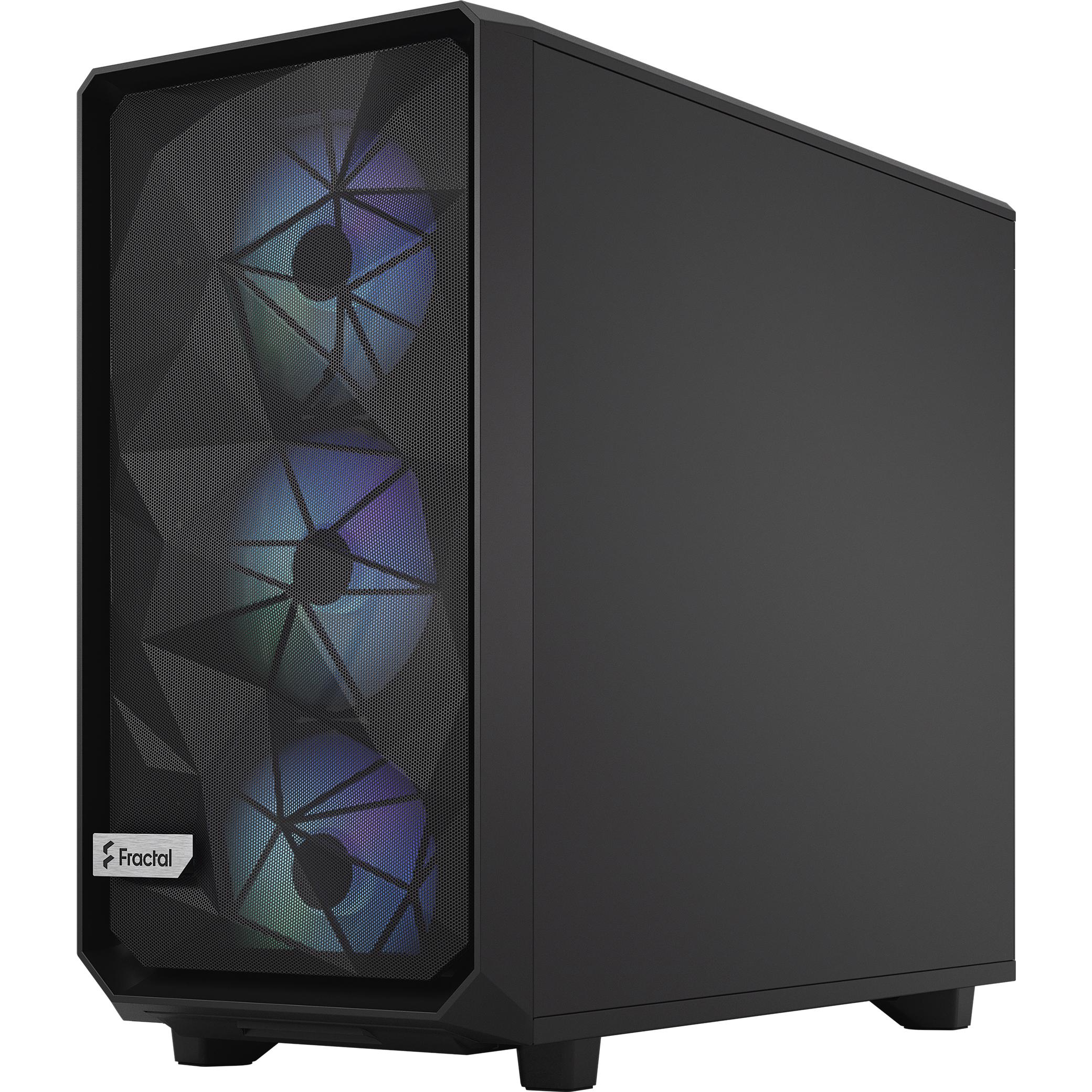 Fractal Design Meshify 2 RGB TG Light Tint Mid Tower Case - Black | PLE ...