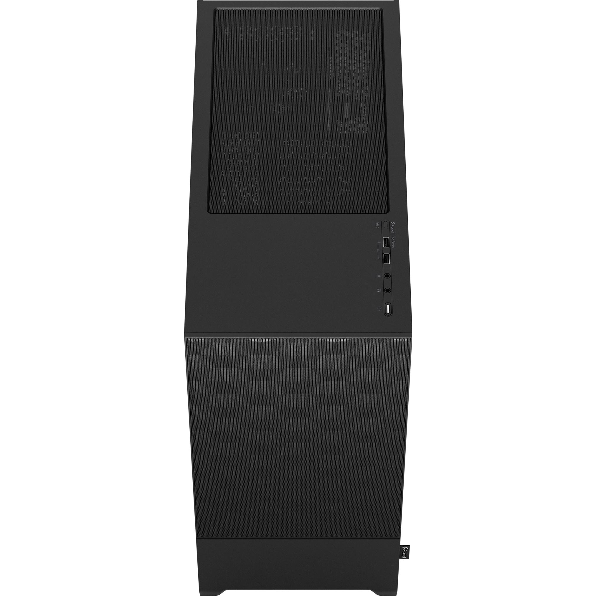 A large main feature product image of Fractal Design Pop Air Mid Tower Case (Black)