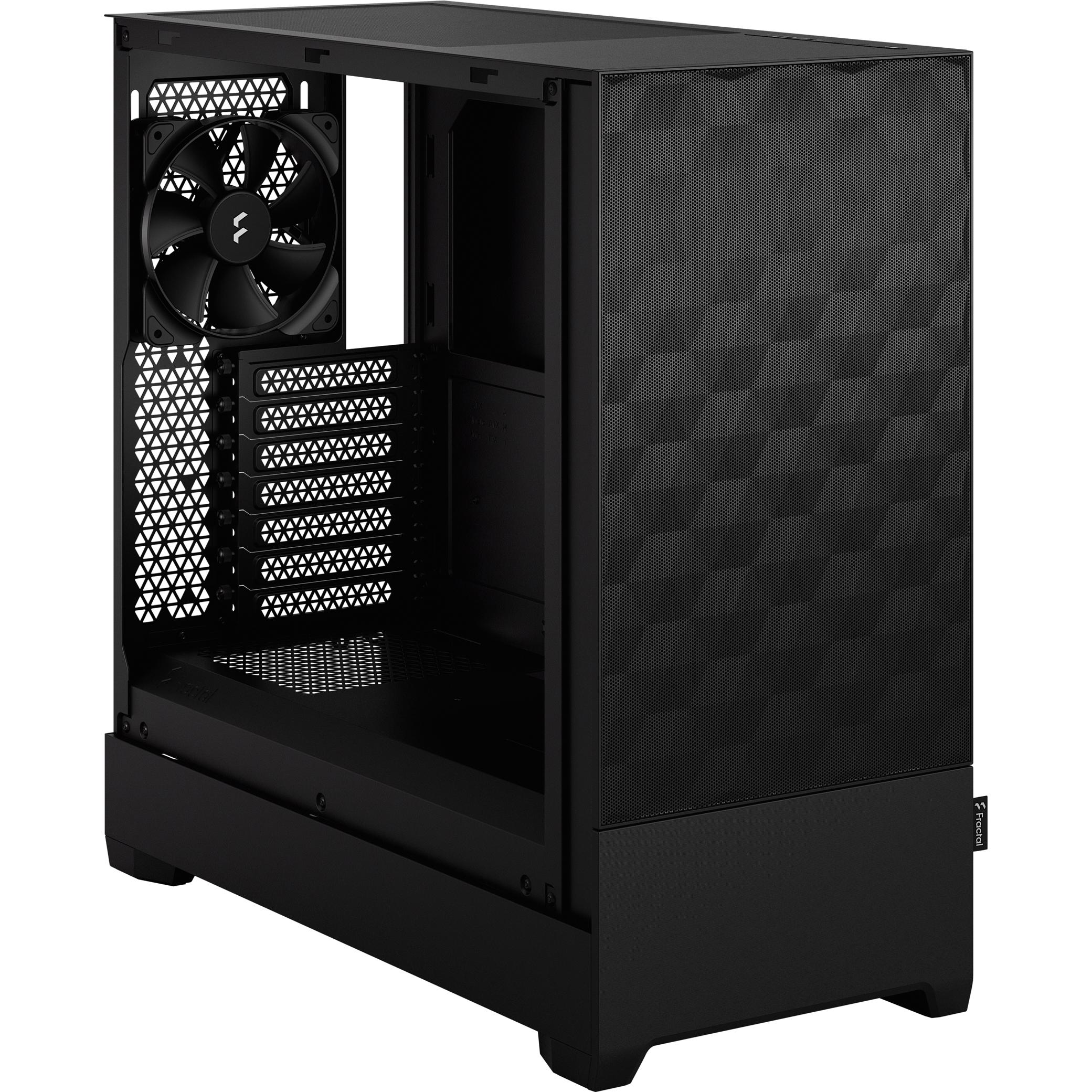 A large main feature product image of Fractal Design Pop Air Mid Tower Case (Black)