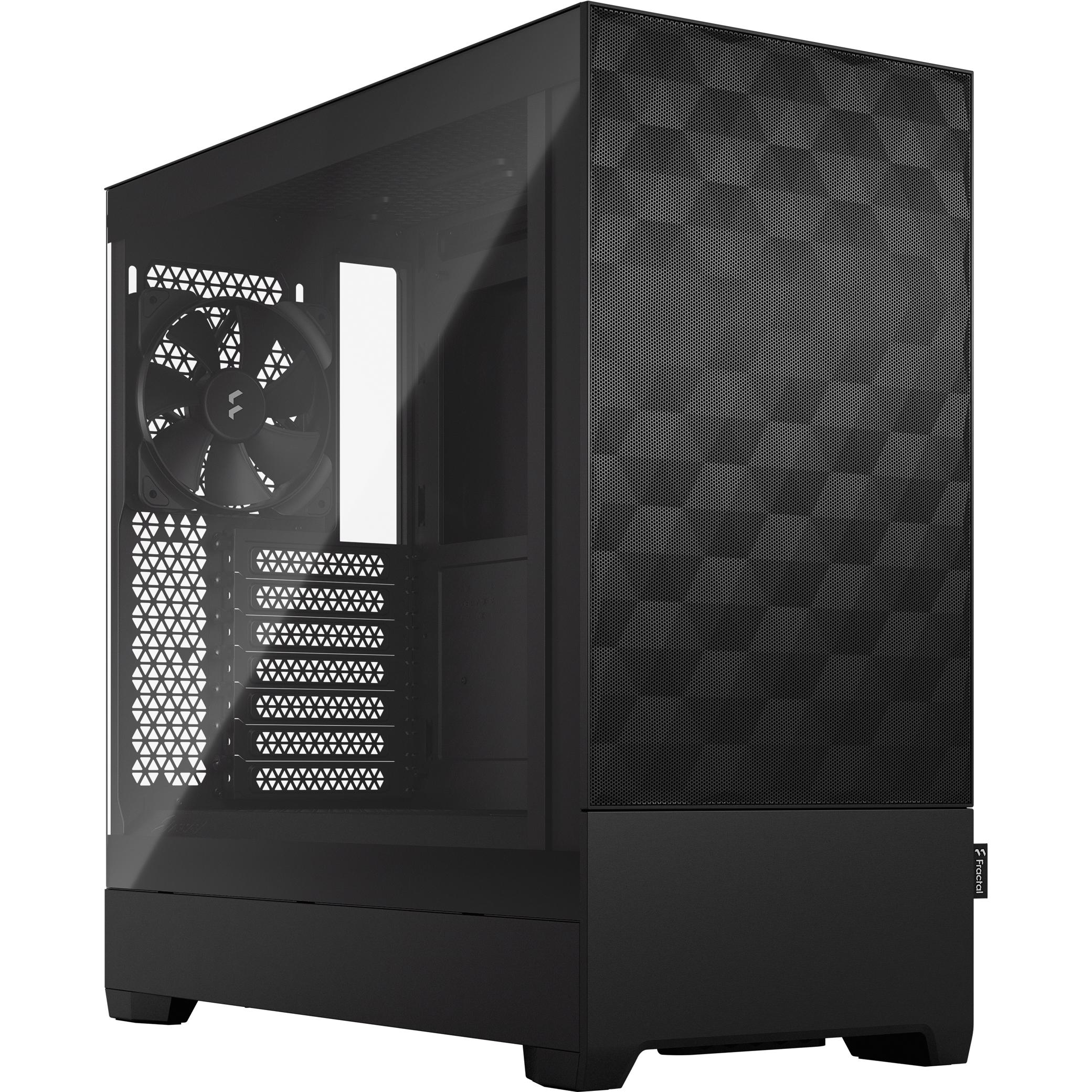 A large main feature product image of Fractal Design Pop Air TG Clear Tint Mid Tower Case (Black)