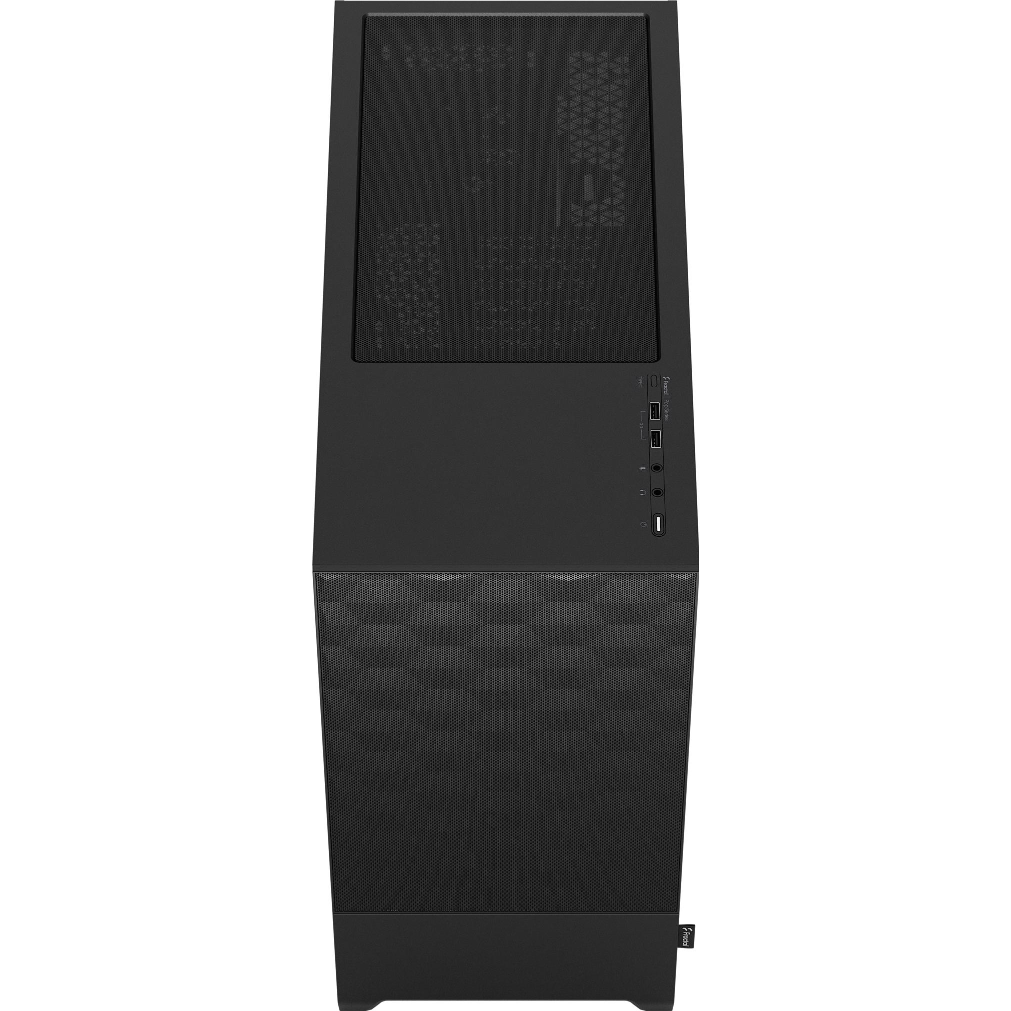 A large main feature product image of Fractal Design Pop Air TG Clear Tint Mid Tower Case (Black)