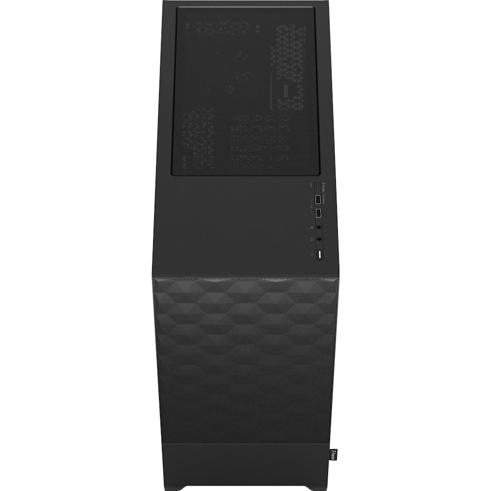 A large main feature product image of Fractal Design Pop Air TG Clear Tint Mid Tower Case - Black