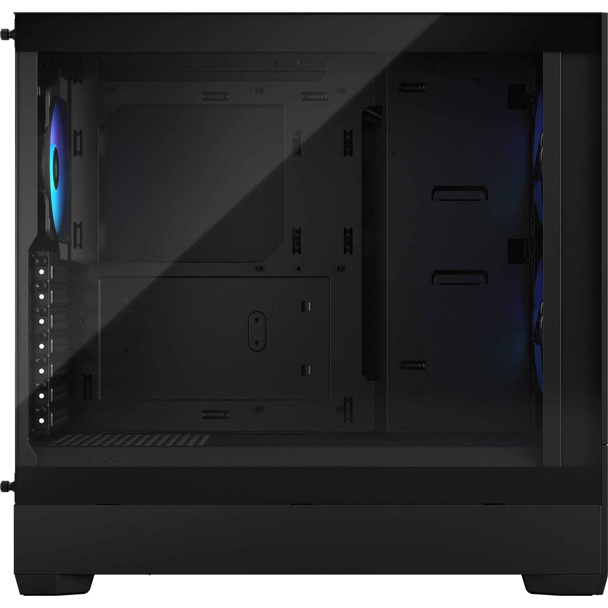 A large main feature product image of Fractal Design Pop Air RGB TG Clear Tint Mid Tower Case (Black)