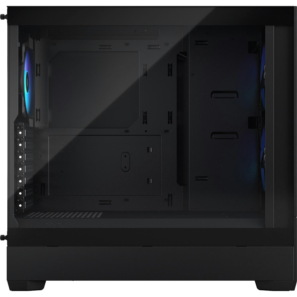 A large main feature product image of Fractal Design Pop Air RGB TG Clear Tint Mid Tower Case - Black