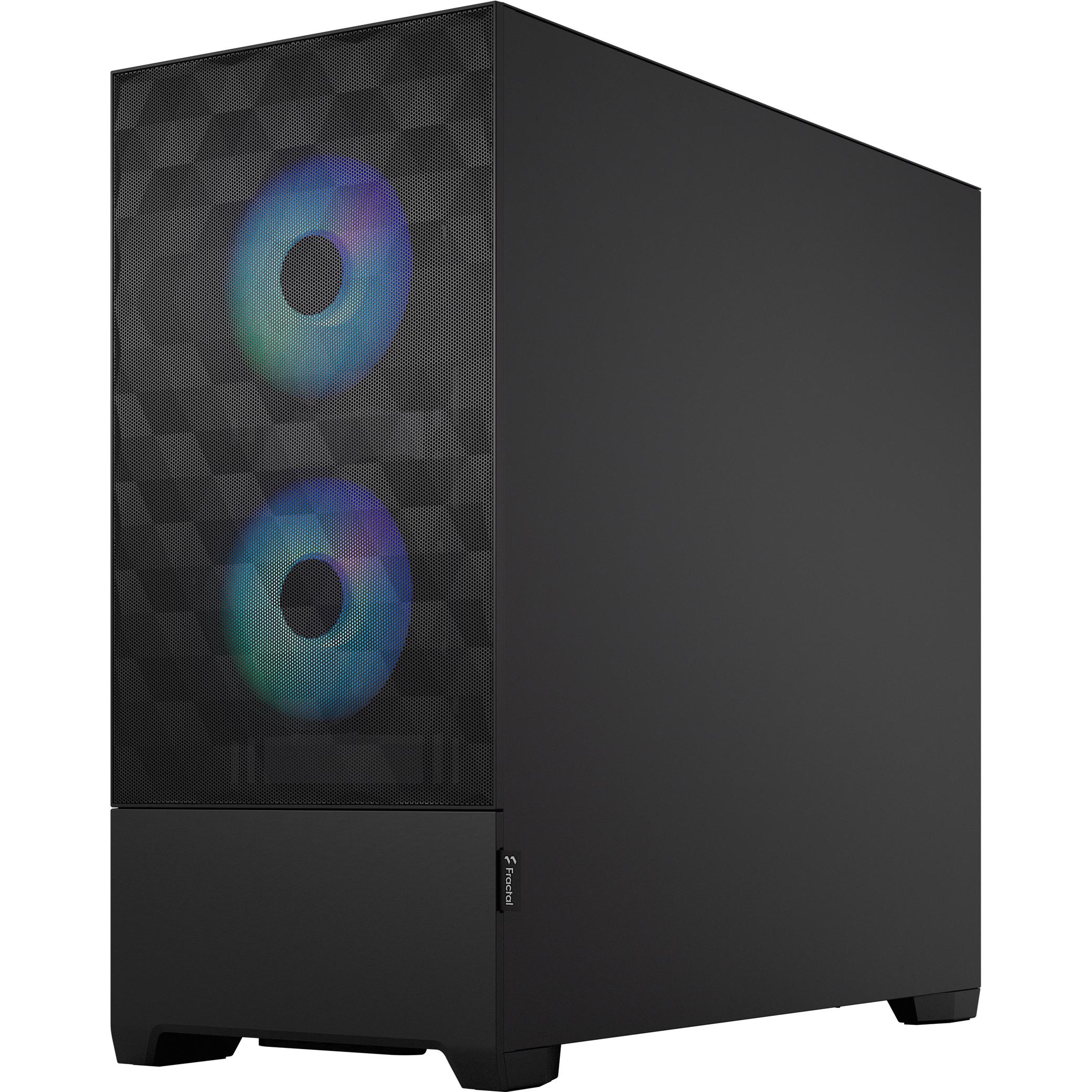 A large main feature product image of Fractal Design Pop Air RGB TG Clear Tint Mid Tower Case (Black)