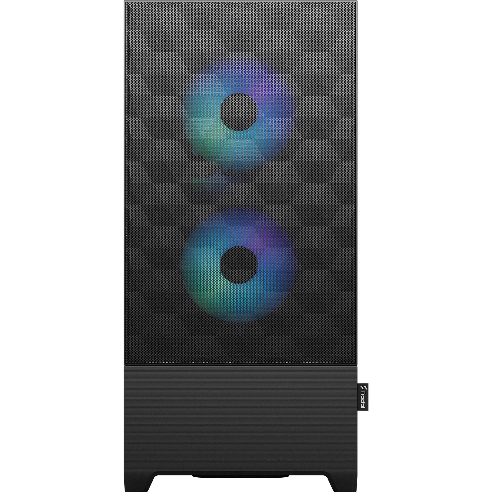 A large main feature product image of Fractal Design Pop Air RGB TG Clear Tint Mid Tower Case (Black)