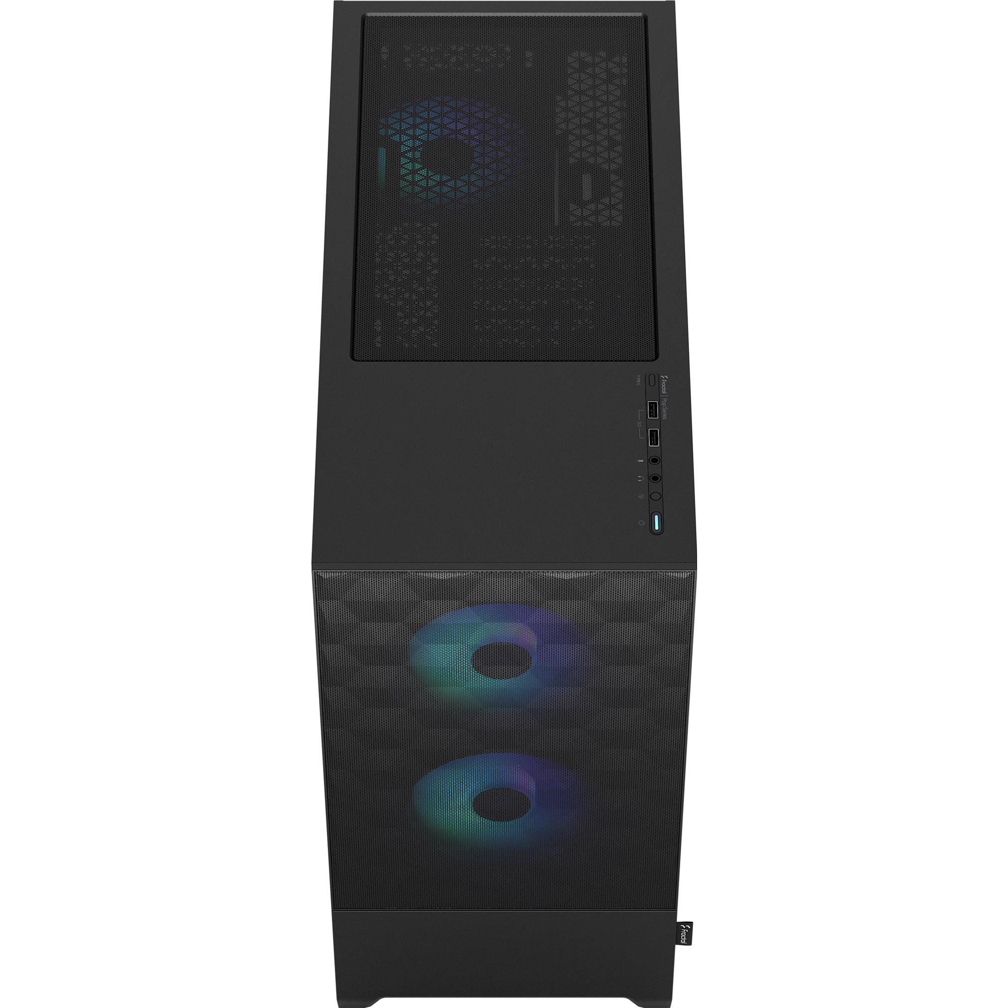 Buy Now | Fractal Design Pop Air RGB Black TG Clear Tint Mid Tower Case |  PLE Computers