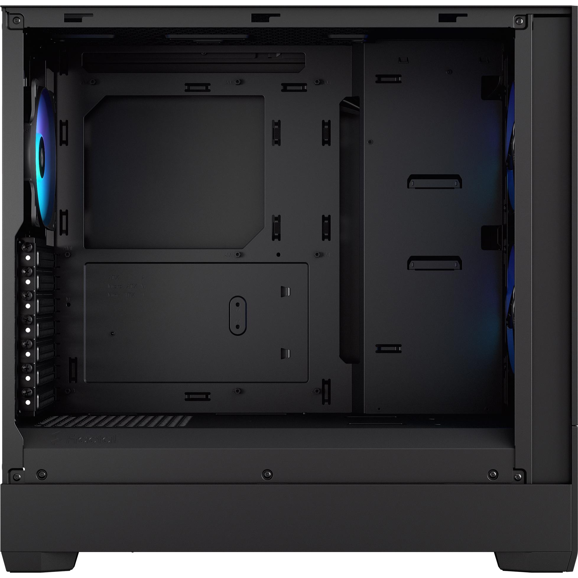 A large main feature product image of Fractal Design Pop Air RGB TG Clear Tint Mid Tower Case (Black)