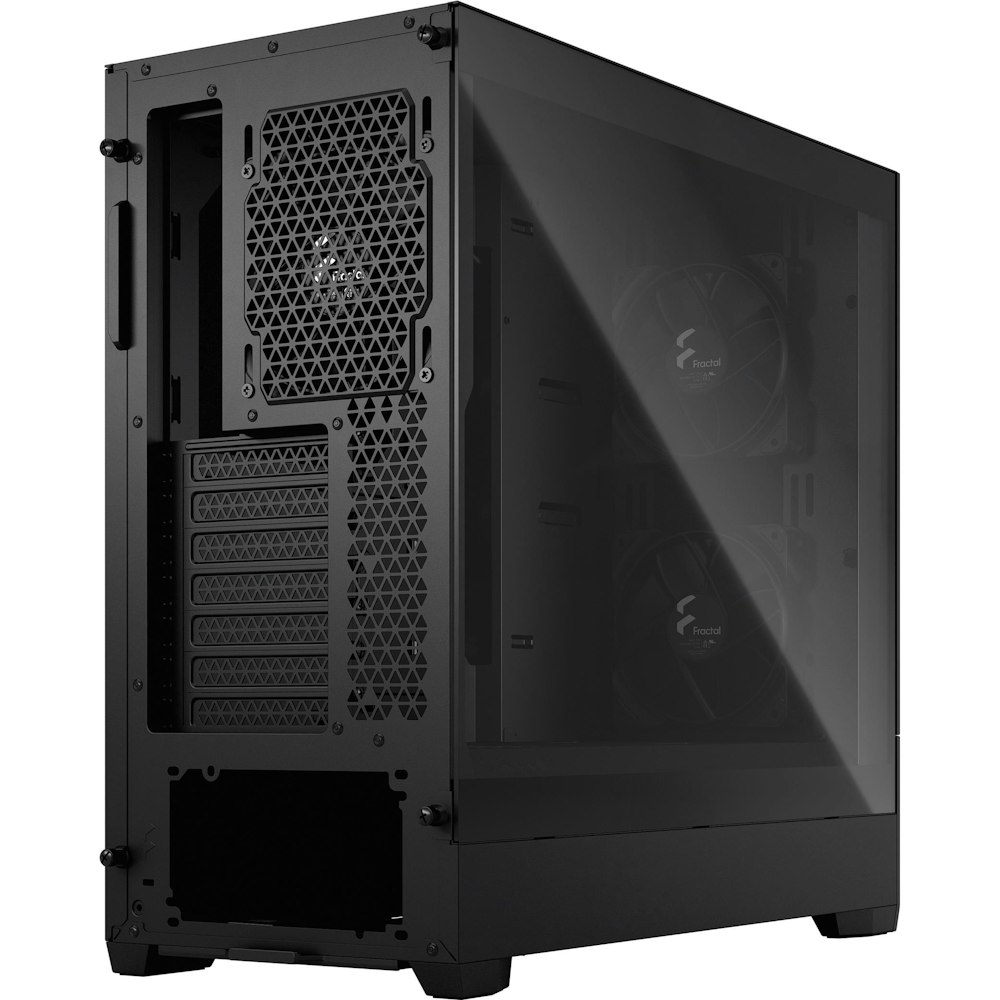 A large main feature product image of Fractal Design Pop Silent TG Clear Tint Mid Tower Case - Black