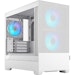 A product image of Fractal Design Pop Mini Air RGB TG Clear Tint Micro Tower Case -White
