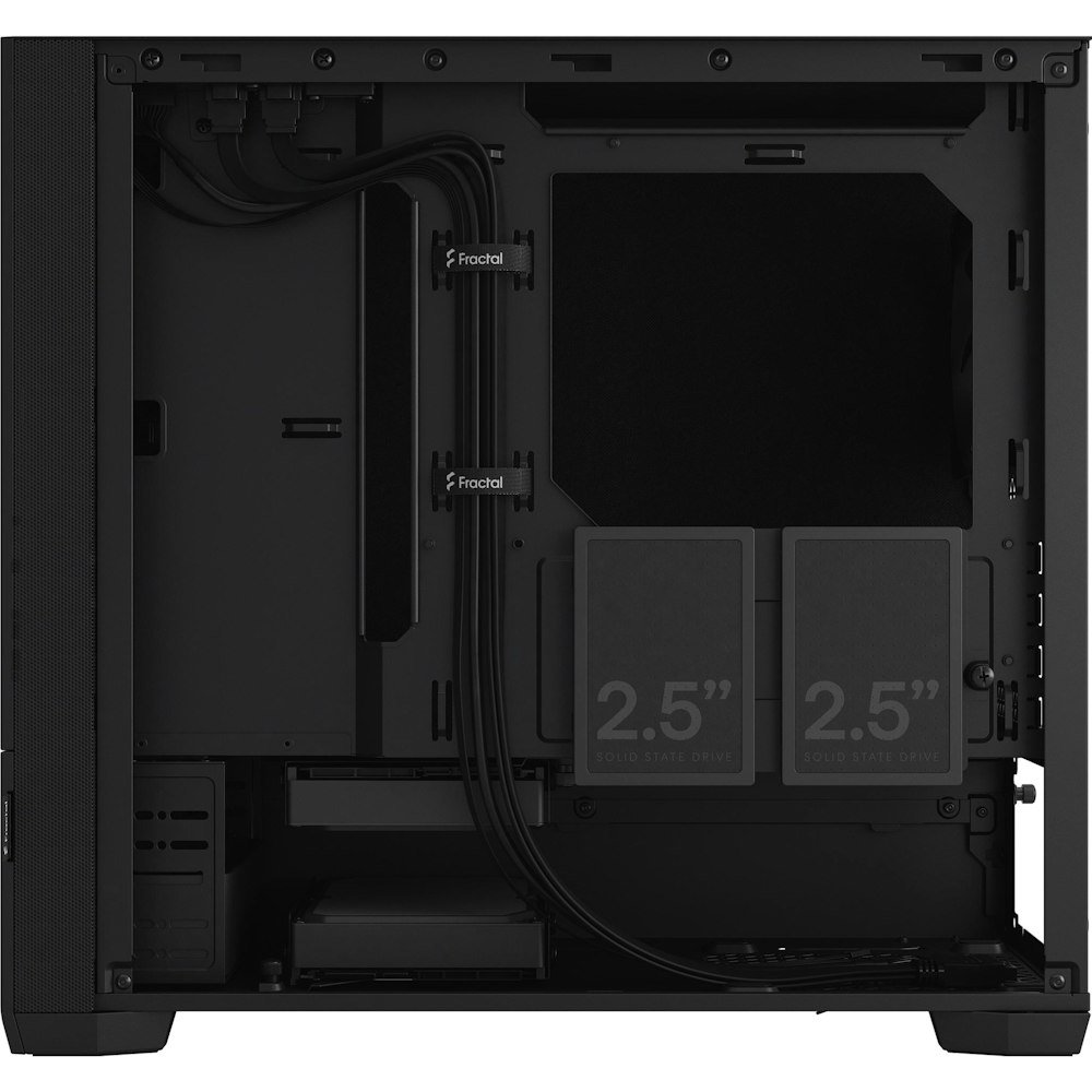 A large main feature product image of Fractal Design Pop Mini Silent Micro Tower Case - Black