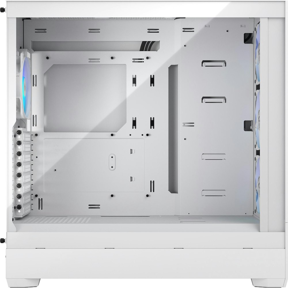 A large main feature product image of Fractal Design Pop XL Air RGB TG Clear Tint Full Tower Case - White