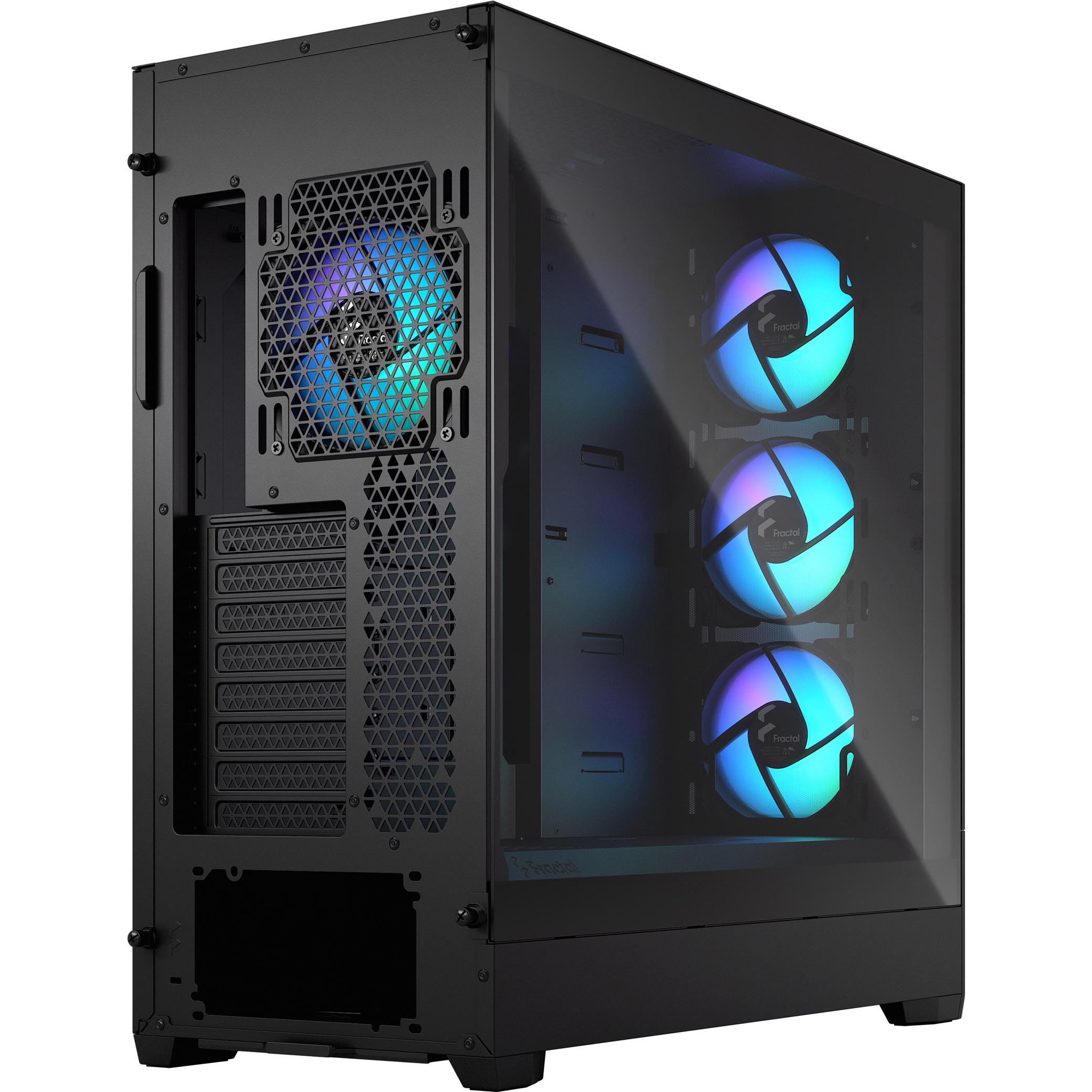A large main feature product image of Fractal Design Pop XL Air RGB TG Clear Tint Full Tower Case (Black)