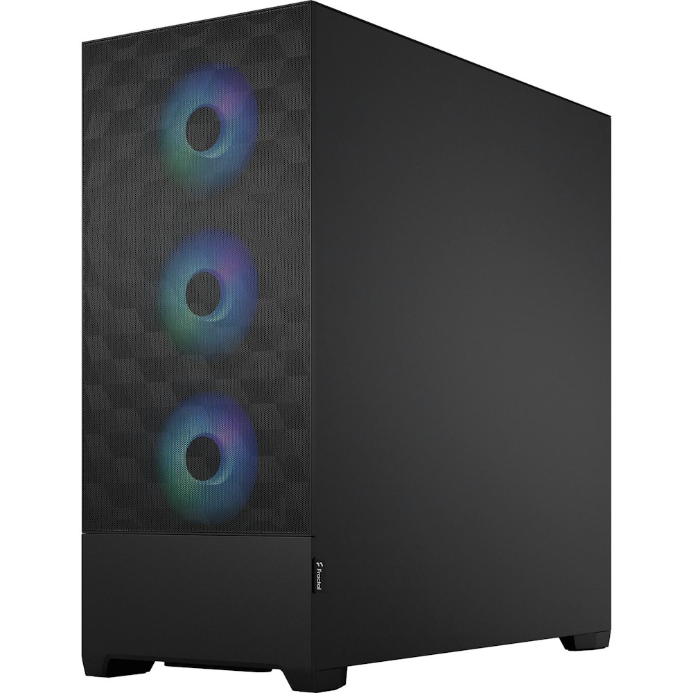 A large main feature product image of Fractal Design Pop XL Air RGB TG Clear Tint Full Tower Case - Black