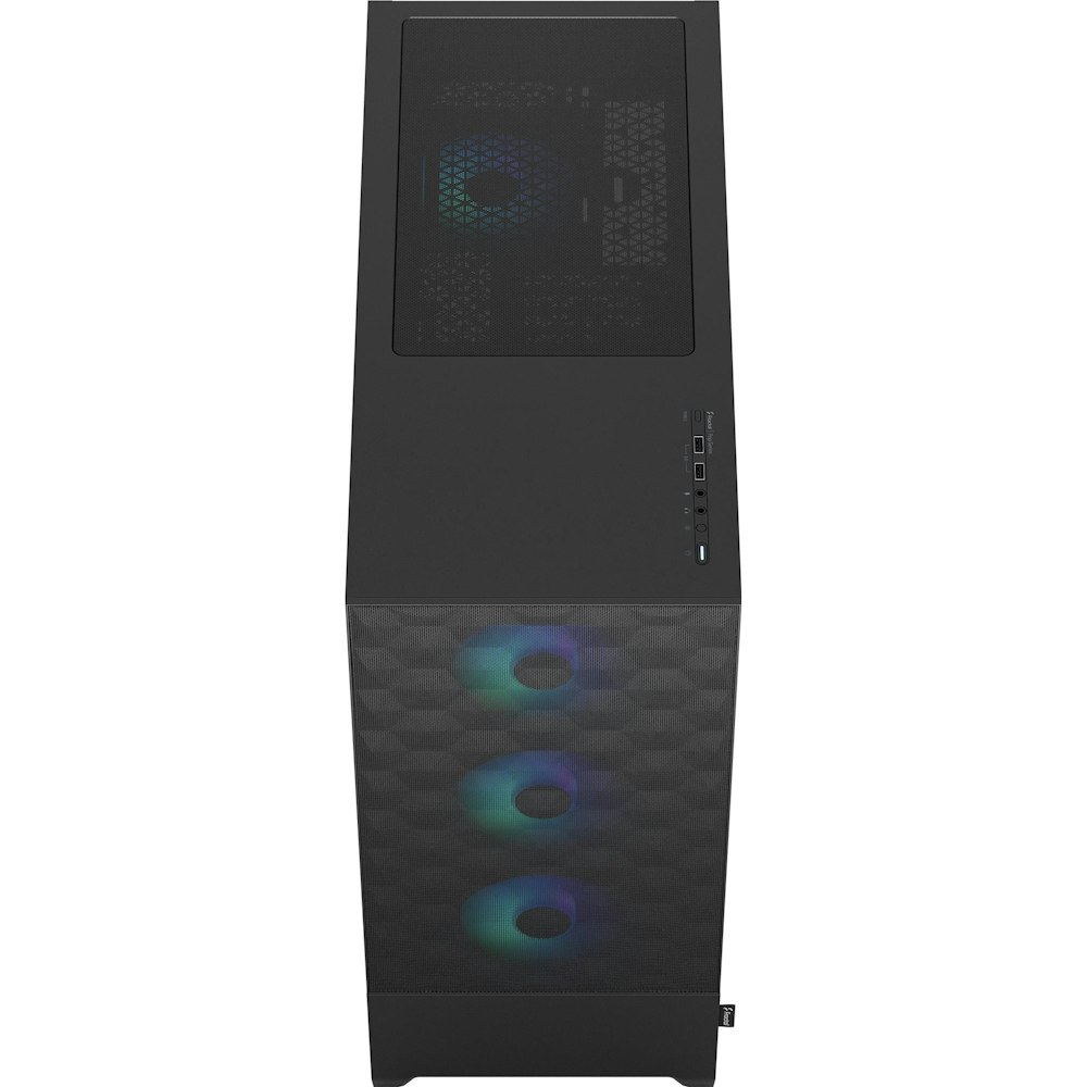 A large main feature product image of Fractal Design Pop XL Air RGB TG Clear Tint Full Tower Case - Black