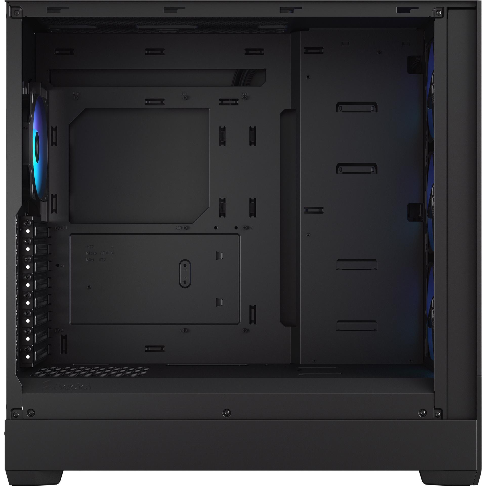 A large main feature product image of Fractal Design Pop XL Air RGB TG Clear Tint Full Tower Case (Black)