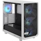 A small tile product image of Fractal Design Meshify 2 RGB TG Clear Tint Mid Tower Case - White