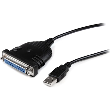 Product image of Startech 6 ft USB to DB25 Parallel Printer Adapter Cable - M/F - Click for product page of Startech 6 ft USB to DB25 Parallel Printer Adapter Cable - M/F