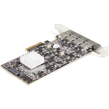 Product image of Startech 4-Port USB PCIe Card - 10Gbps USB 3.1/3.2 Gen 2 Type-A PCI Express Expansion Card - Click for product page of Startech 4-Port USB PCIe Card - 10Gbps USB 3.1/3.2 Gen 2 Type-A PCI Express Expansion Card