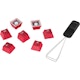 A small tile product image of HyperX Rubber Keycaps - Accent Set (Red)