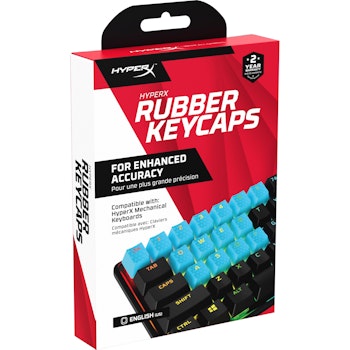 Product image of HyperX Rubber Keycaps - Accent Set (Blue) - Click for product page of HyperX Rubber Keycaps - Accent Set (Blue)