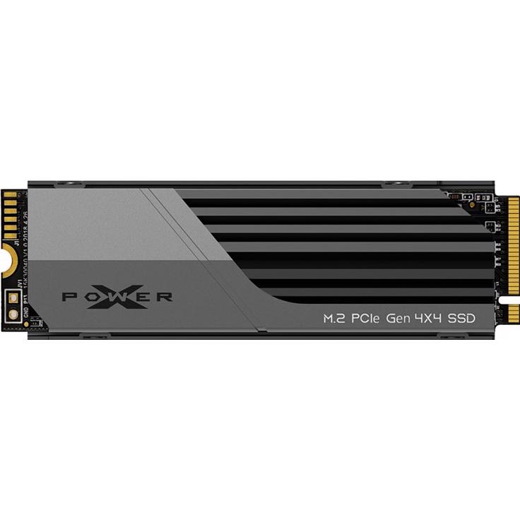 A large main feature product image of Silicon Power XS70 w/Heatsink PCIe Gen4  M.2 NVMe SSD - 1TB 