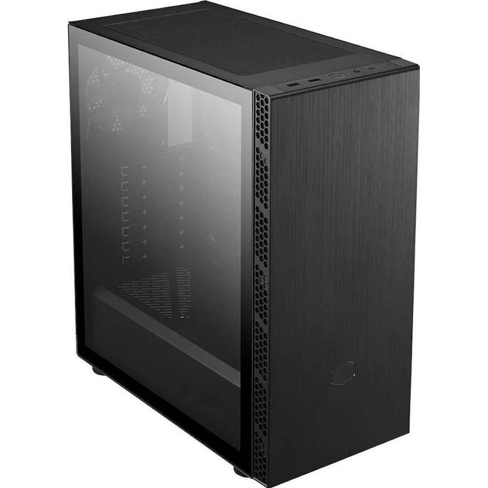 A large main feature product image of Cooler Master MasterBox MB600L V2 Without ODD TG Mid Tower Case - Black