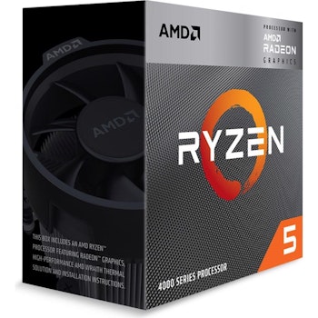 Product image of AMD Ryzen 5 4600G 6 Core 12 Thread Up To 4.2Ghz AM4 Retail Box - With Wraith Stealth Cooler - Click for product page of AMD Ryzen 5 4600G 6 Core 12 Thread Up To 4.2Ghz AM4 Retail Box - With Wraith Stealth Cooler