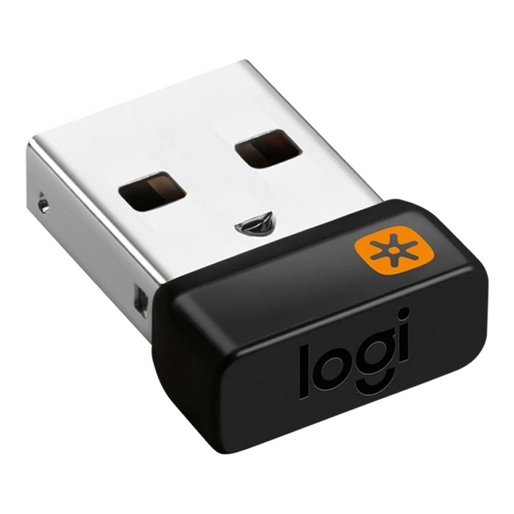 A large main feature product image of Logitech USB Unifying Receiver