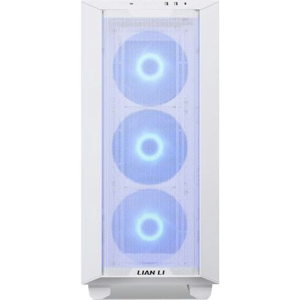 A large main feature product image of Lian Li Lancool III RGB Mid Tower Case - White
