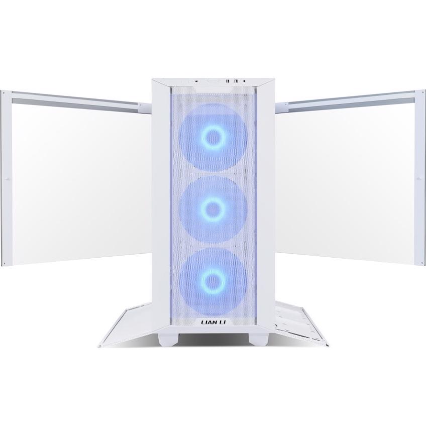 A large main feature product image of Lian Li Lancool III RGB - Mid Tower ATX Case (White)