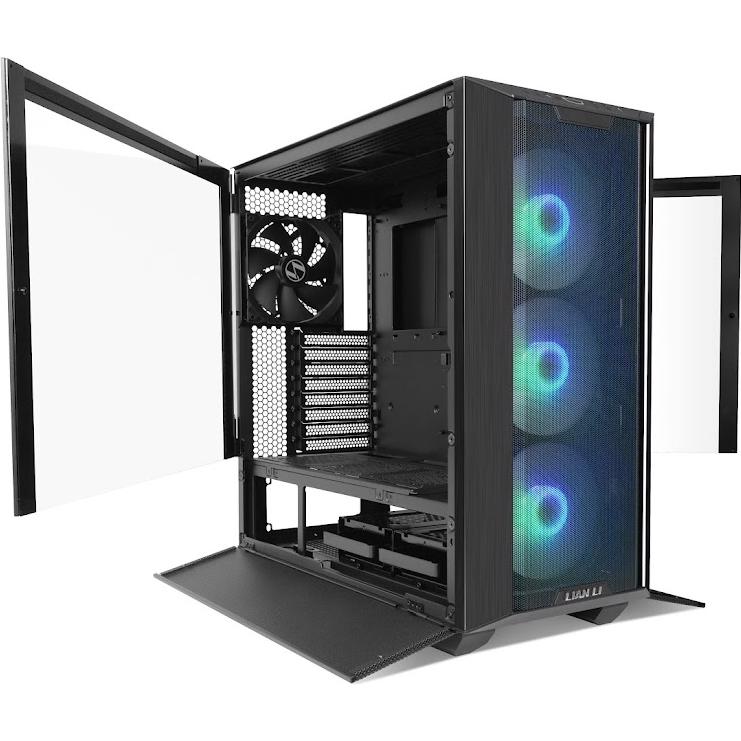 A large main feature product image of Lian Li Lancool III RGB - Mid Tower ATX Case (Black)
