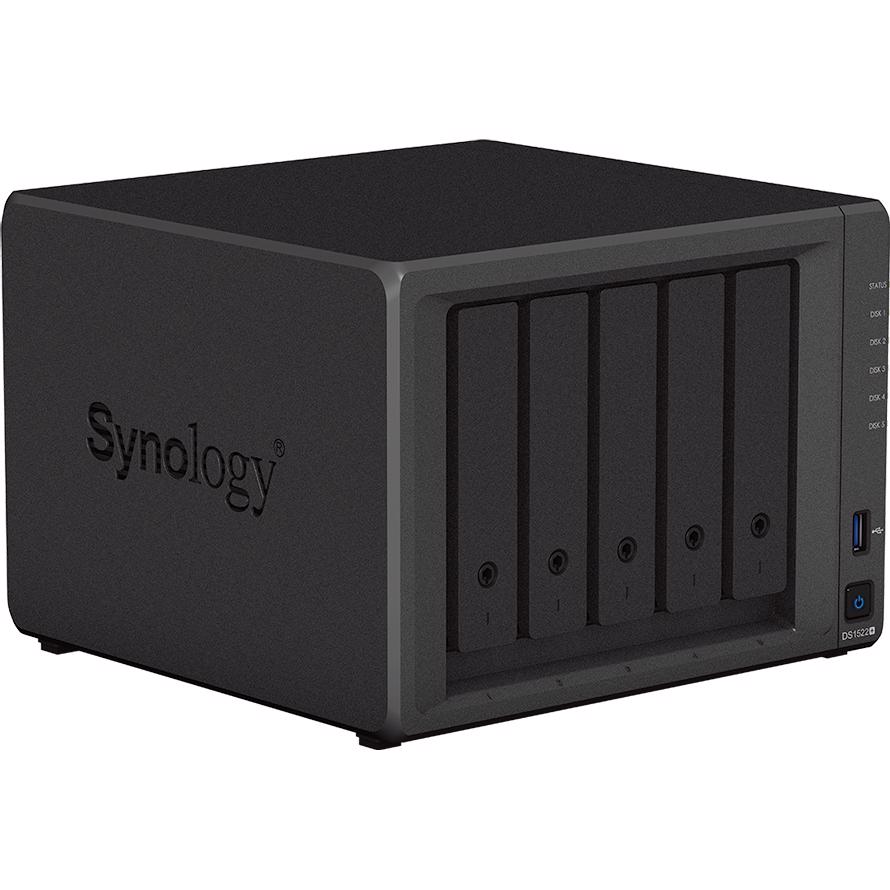 Synology DiskStation DS1522+ 5-Bay NAS (2.6GHz Ryzen 2-Core, 8GB RAM ...