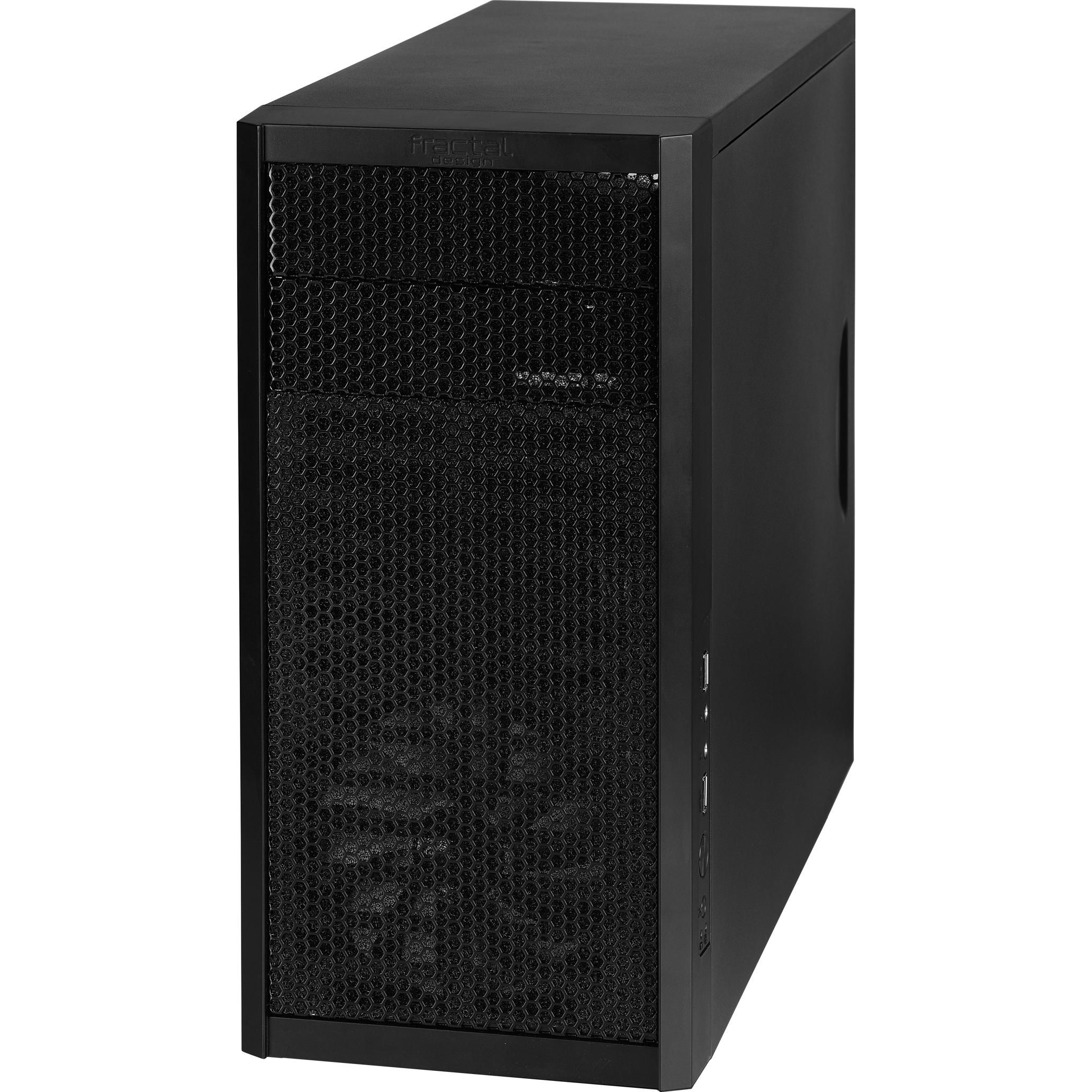 A large main feature product image of Fractal Design Core 1000 Micro Tower Case (Black)