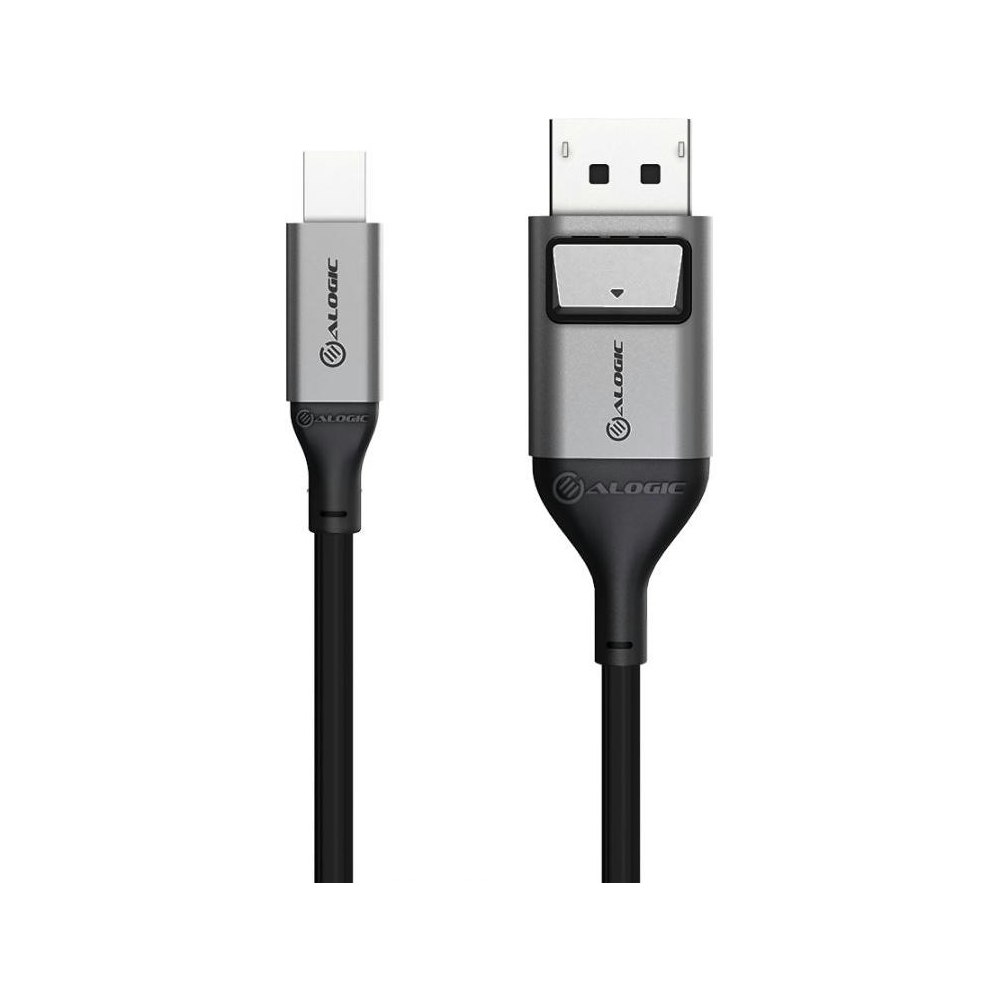 A large main feature product image of ALOGIC Ultra 8K Mini DisplayPort to DisplayPort V1.4 - 3m