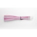 A product image of GamerChief Elite Series 8-Pin EPS 30cm Sleeved Extension Cable (Pink/White) - White Connector